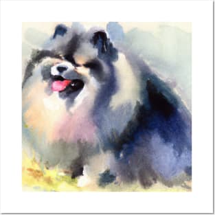 Keeshond Pop Art - Dog Lover Gifts Posters and Art